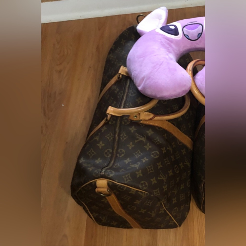 AAuthentic LV keepall bandoulière 50 Monogram Duffel/ Travel Handbag